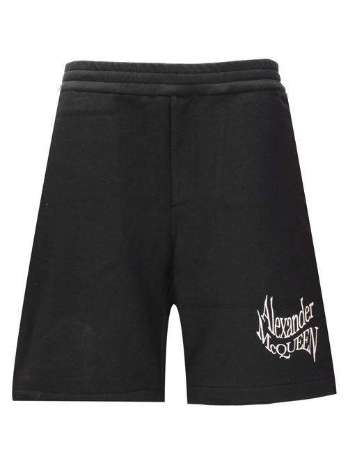 Men's print shorts Alexander McQueen | 781880QXAAM1000